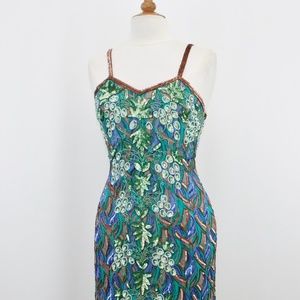 JASDEE Vintage Dress Hand Work Bead & Sequin 5001L